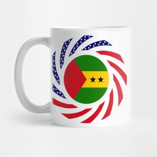 Sao Tomean American Multinational Patriot Flag Series Mug